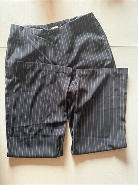 A New Day - Women's Black Pinstripe  Pants Size: 8